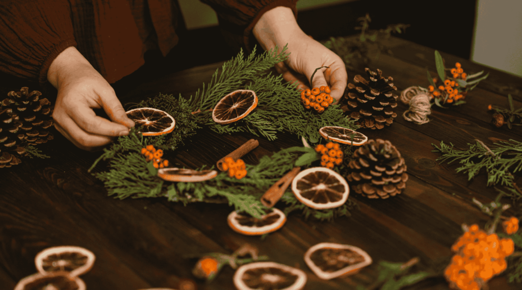 décoration automne ehpad