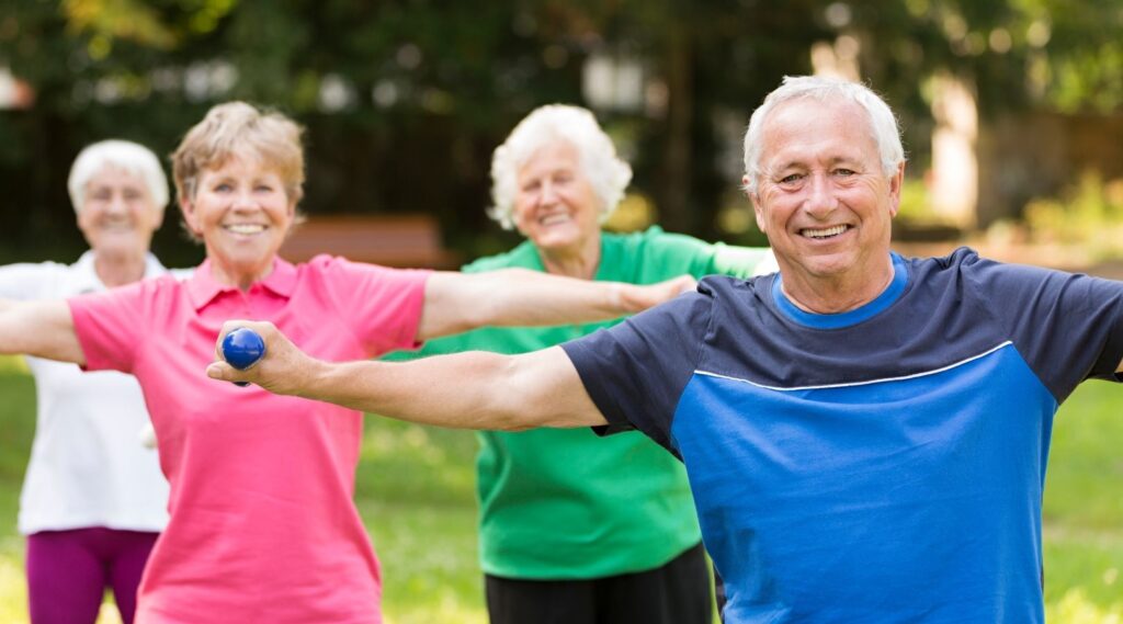 activité sportive senior extérieur