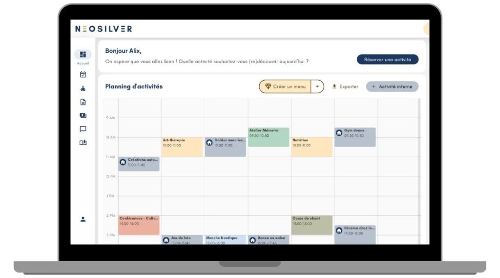 organiser et planifier plan d'animation en résidence ehpad