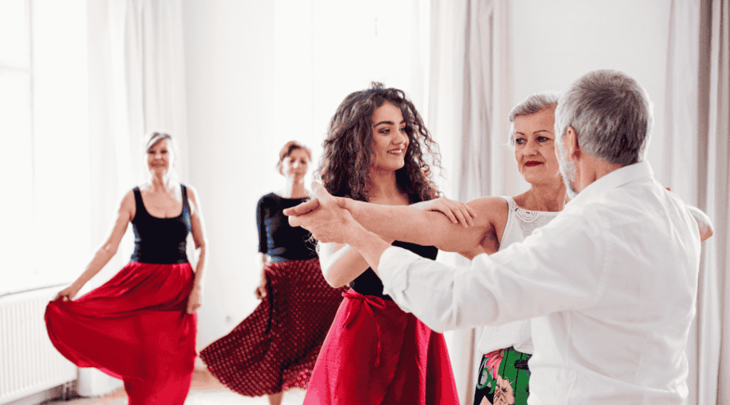 atelier spectacle dance en résidence senior